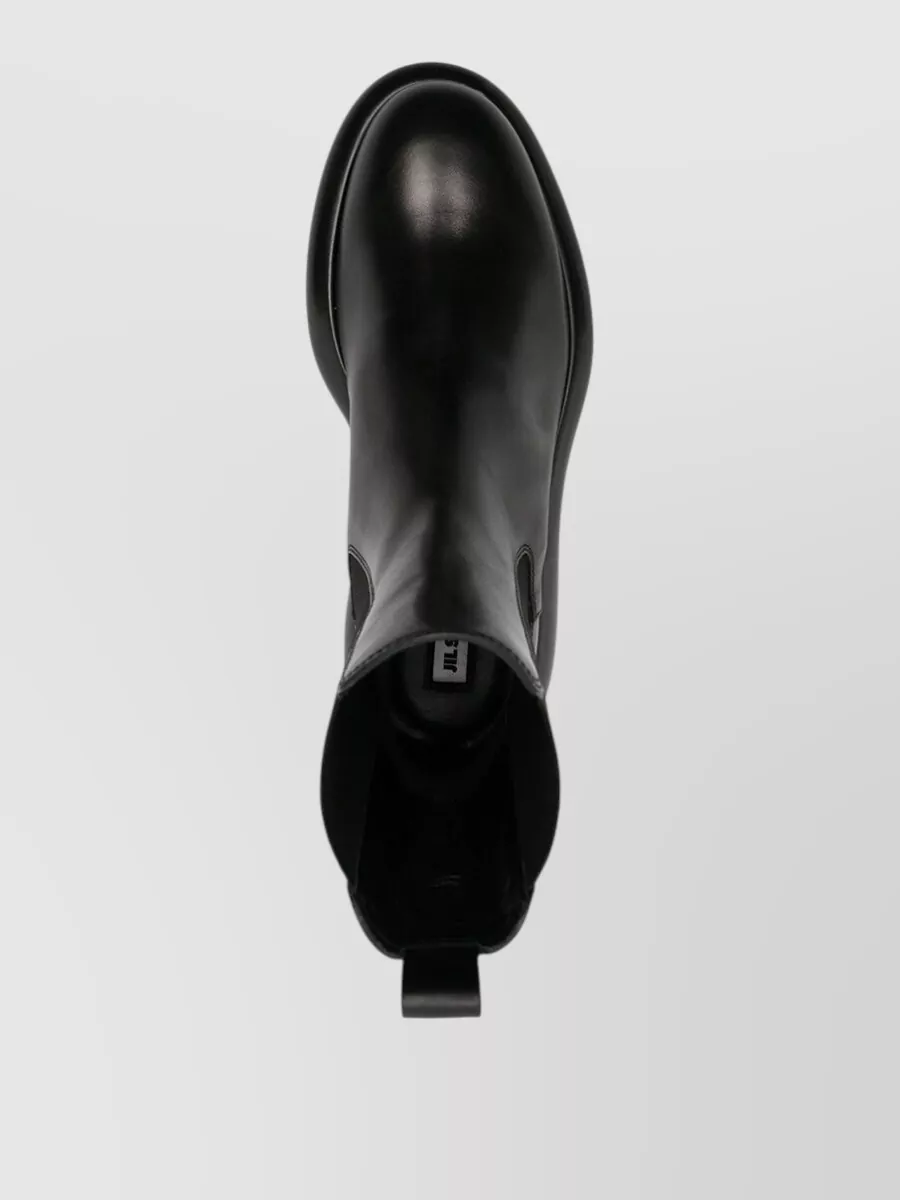 Jil Sander Leather Ankle Boots
