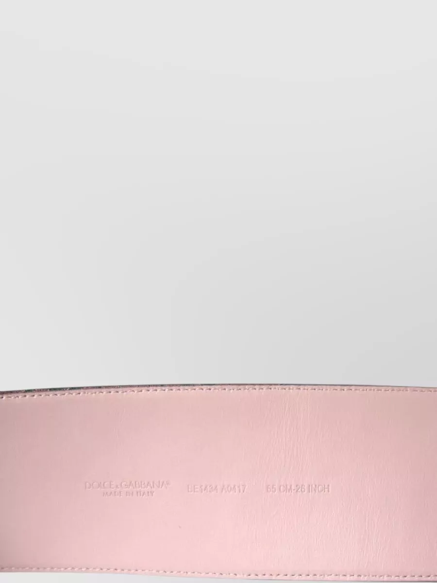 Dolce&Gabbana Floral Jacquard Belt