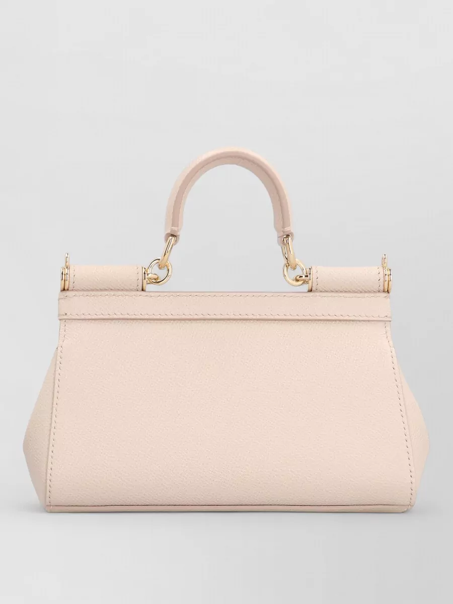Dolce&Gabbana Sicily Mini Leather Shoulder Bag