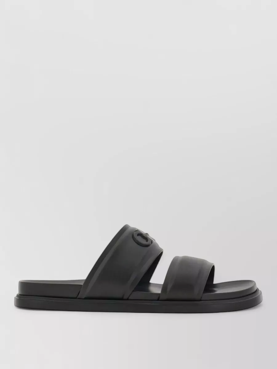 Ferragamo rubber slide sandals
