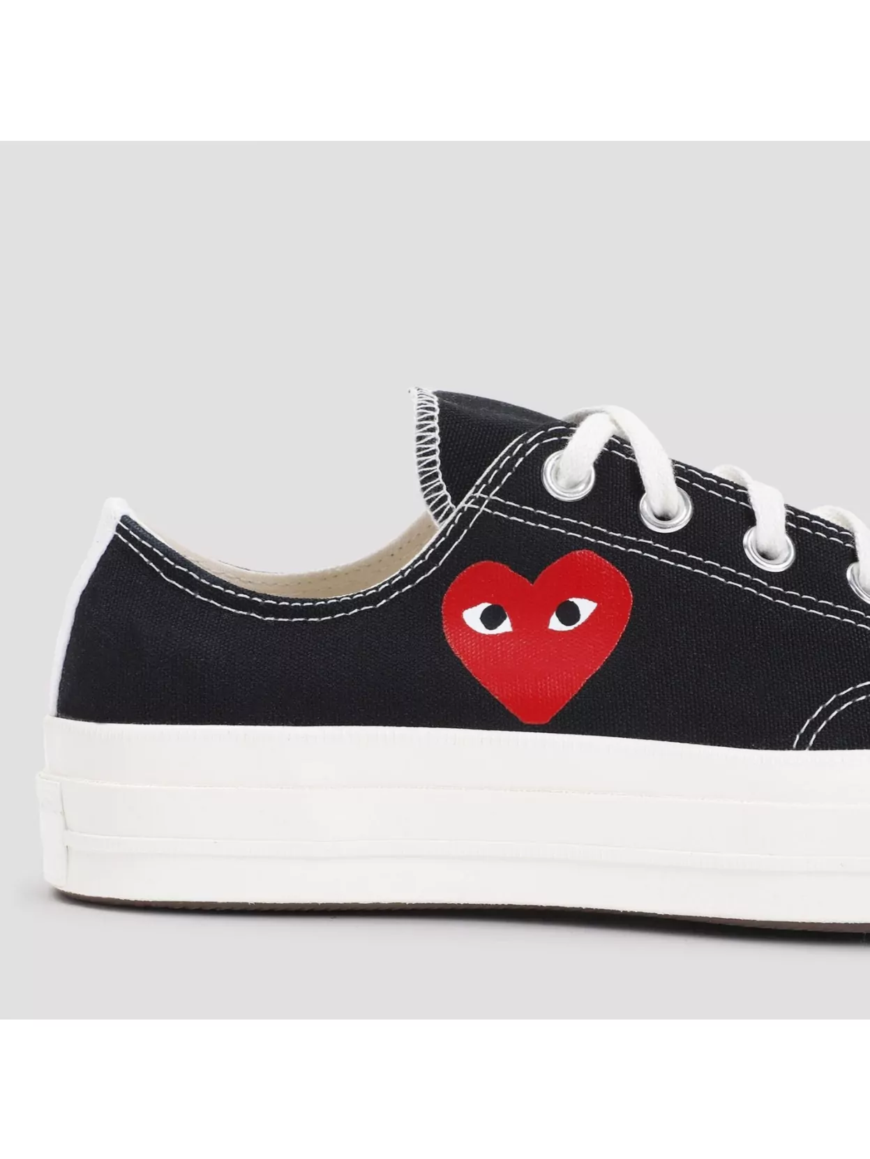 Comme Des Garçons Play Low Top Sneakers Rubber Sole