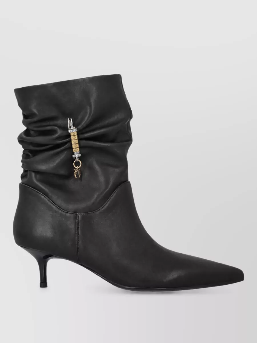 Pinko leather boots