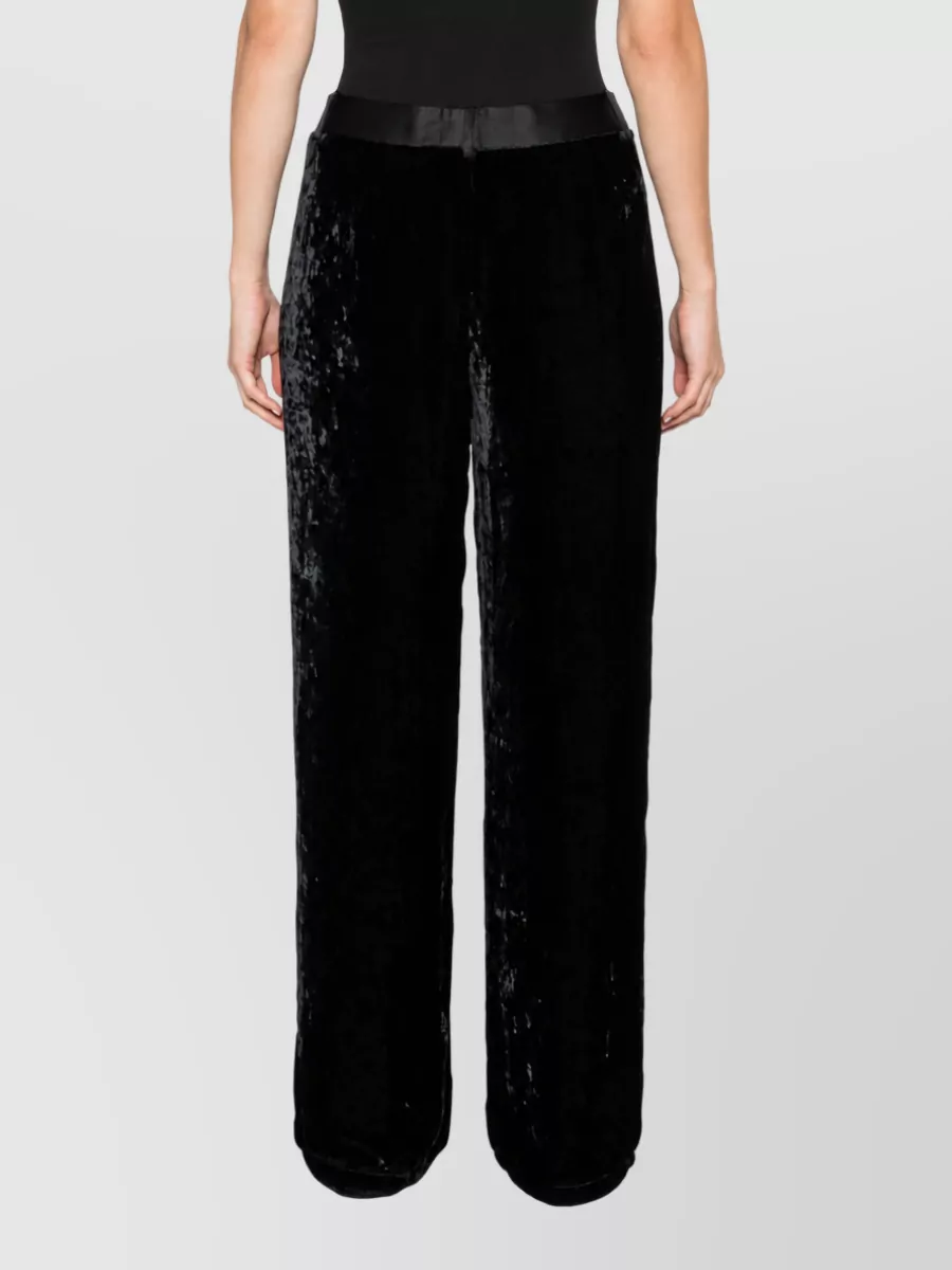 Forte Forte Velvet Straight-Leg Trousers