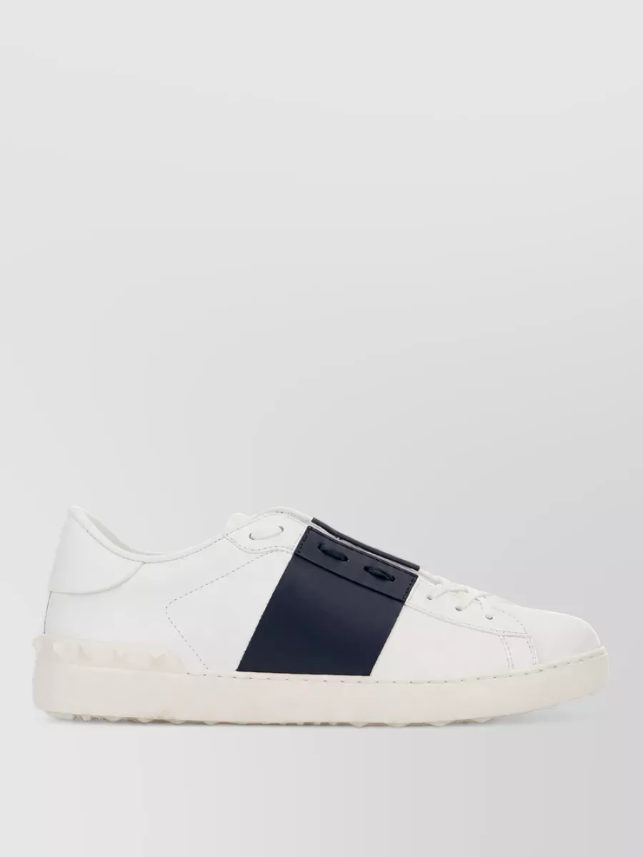 Valentino Garavani Leather Lace-Up Sneakers