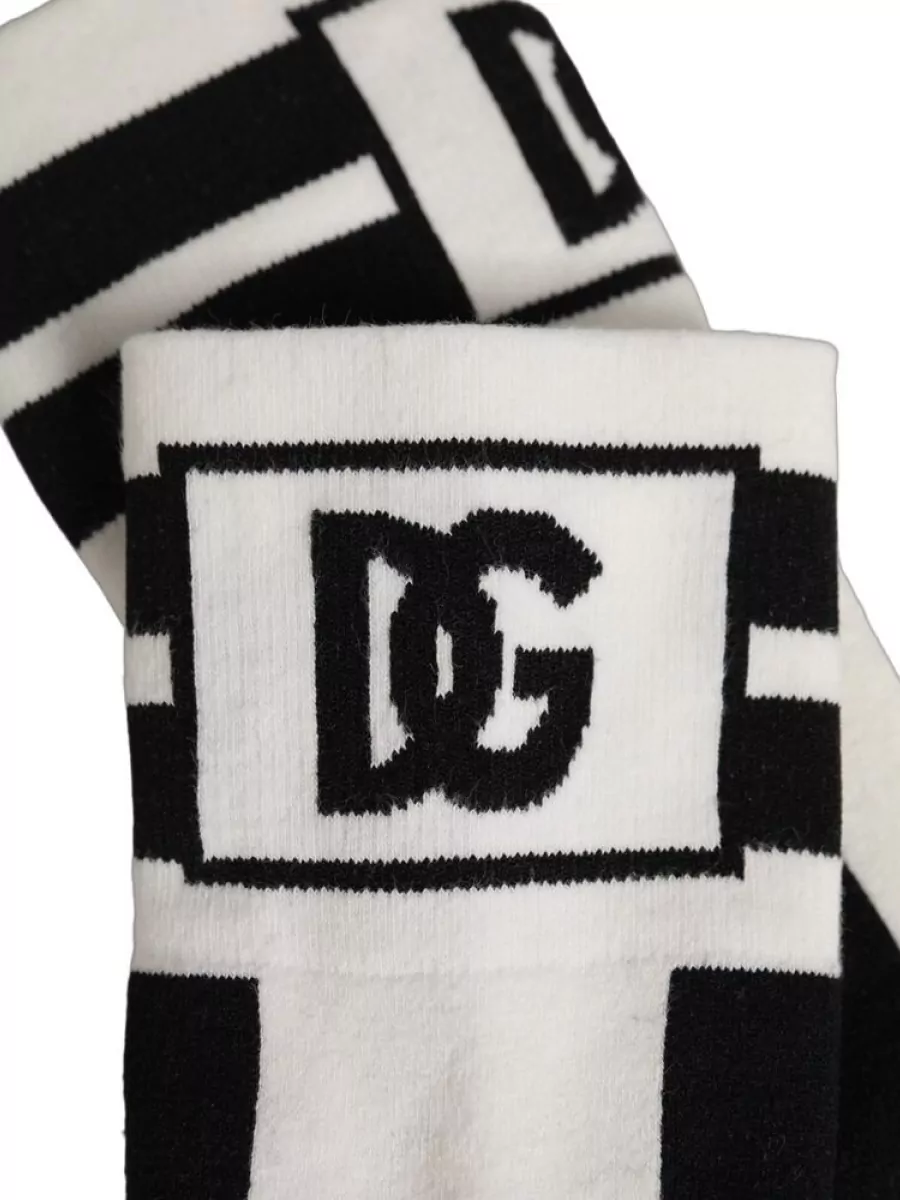 Dolce&Gabbana Cotton stretch knee-high socks