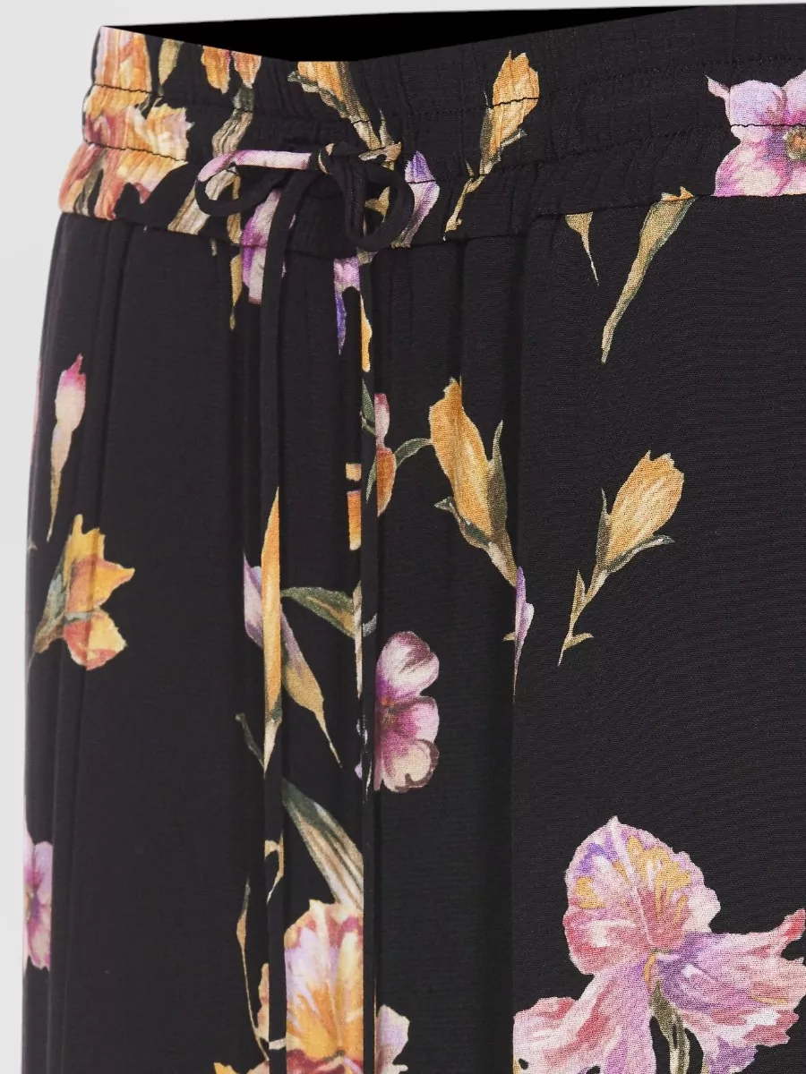 Twin-Set Floral Print Wide-Leg Trousers