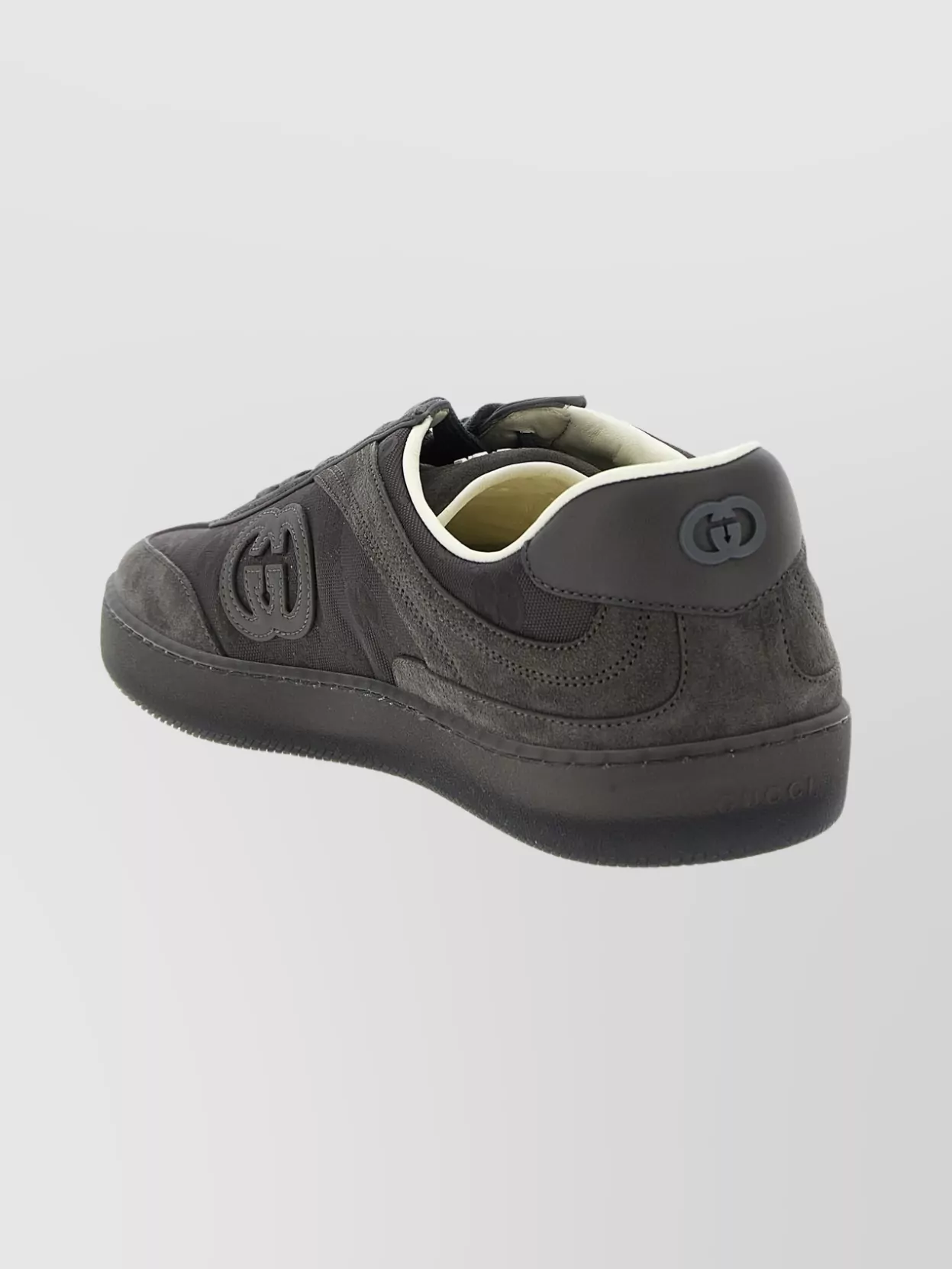 Gucci Low-Top Suede Sneakers Rubber Sole