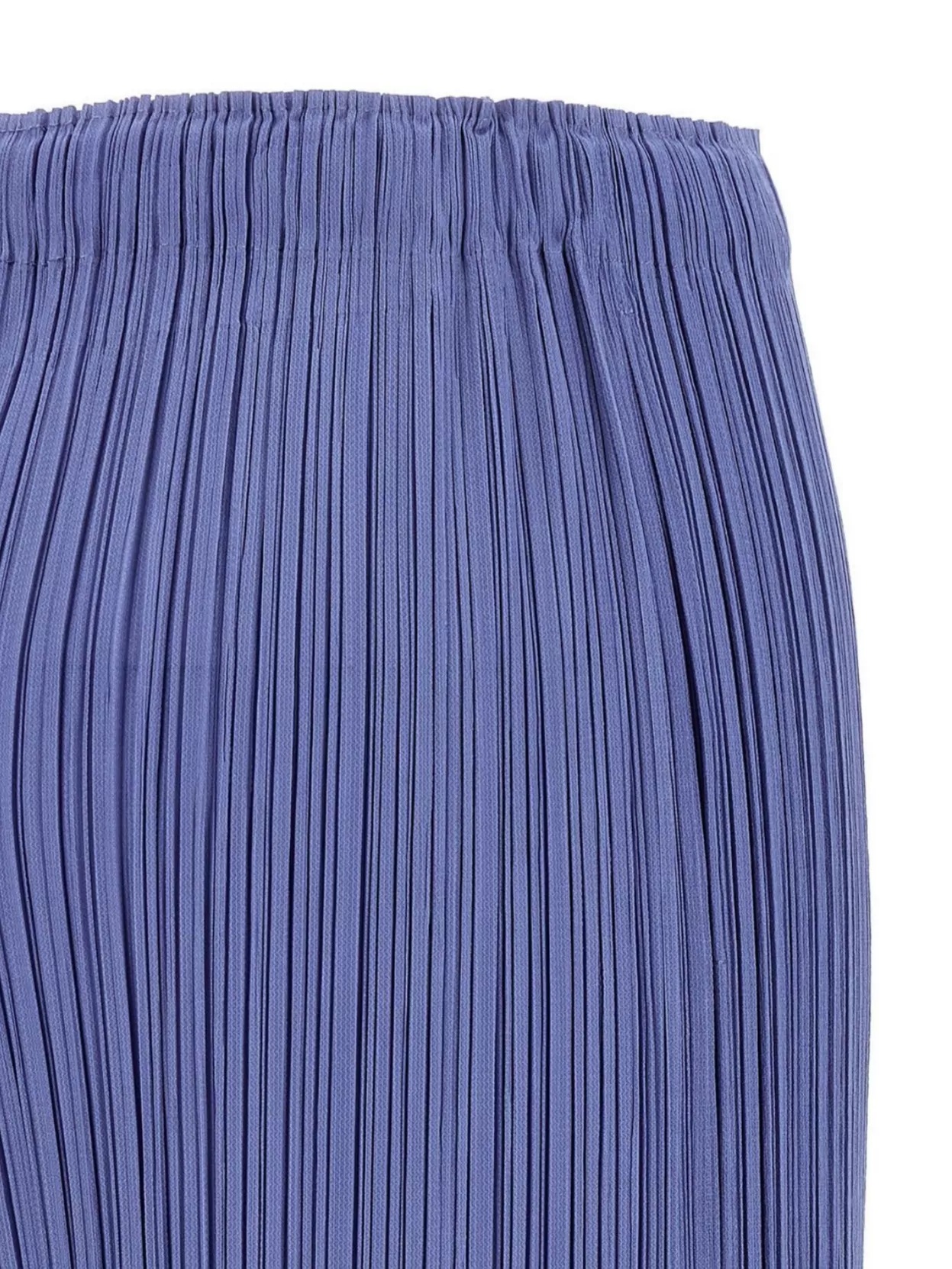 Issey Miyake March Pleated Wide Leg Trousers In Blue