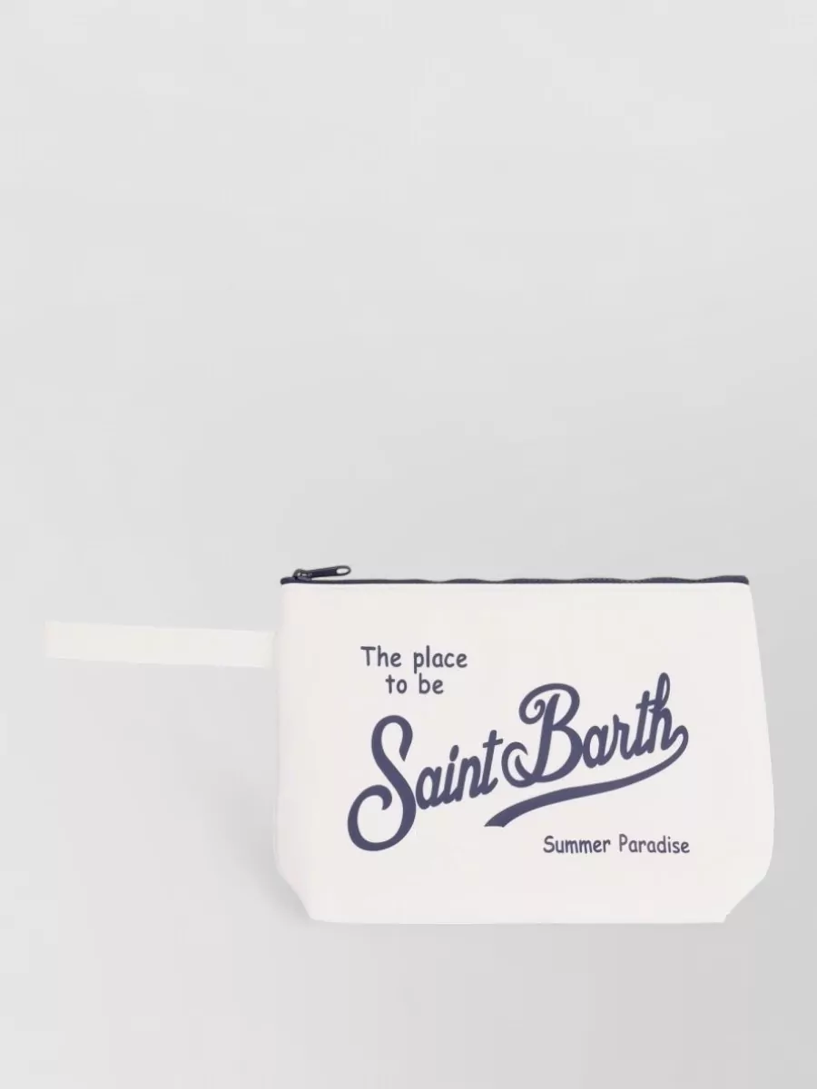 Mc2 Saint Barth linen clutch bag