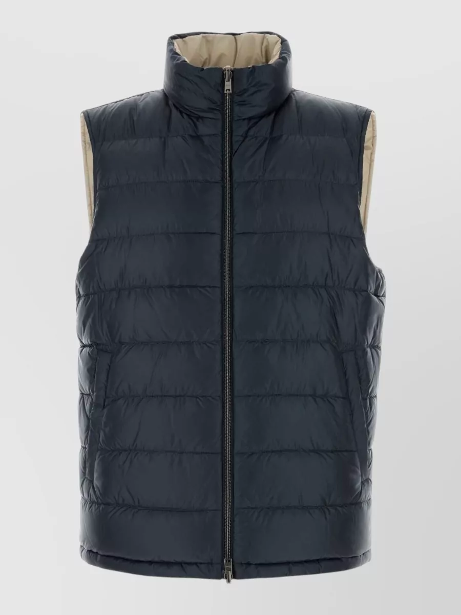 Herno nylon sleeveless down jacket