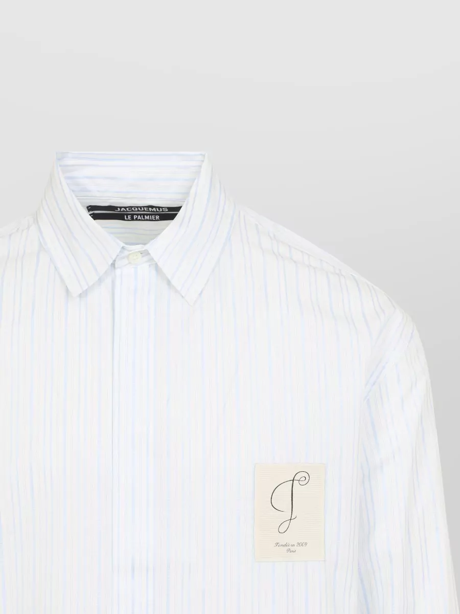 Jacquemus Striped Relaxed-Fit Cotton Shirt
