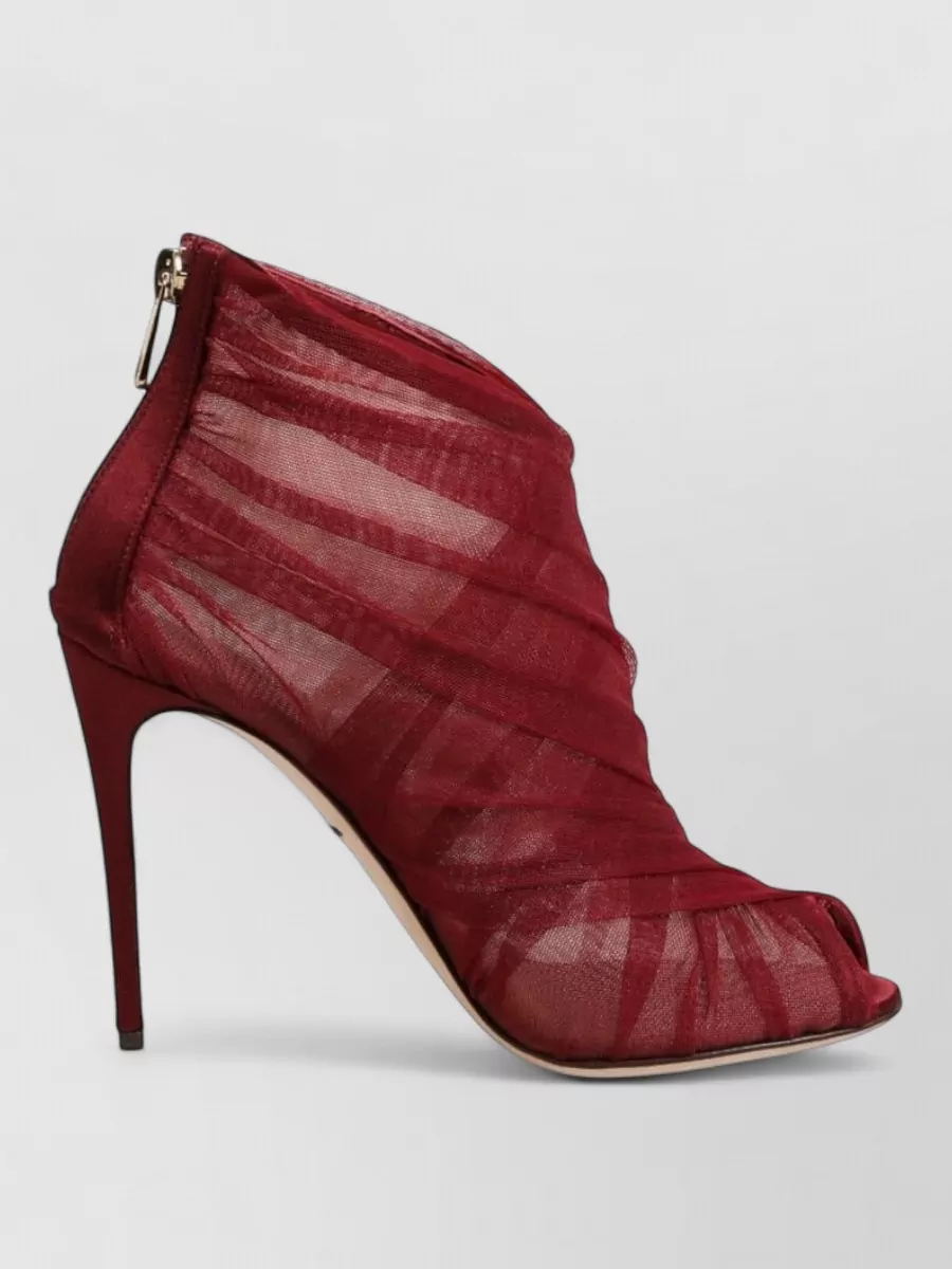 Dolce&Gabbana Tulle Ankle Boots