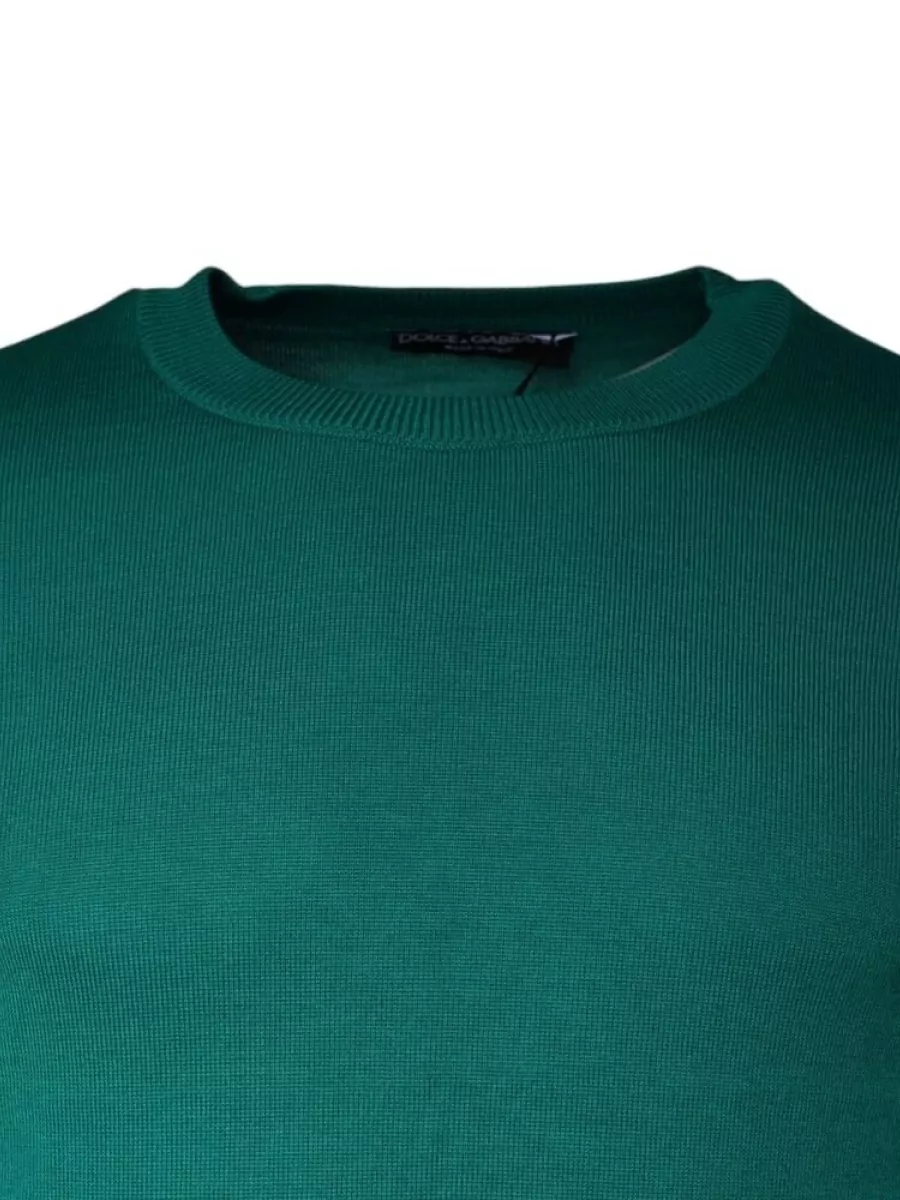 Dolce&Gabbana Wool Slim-Fit Crew-Neck Jumper