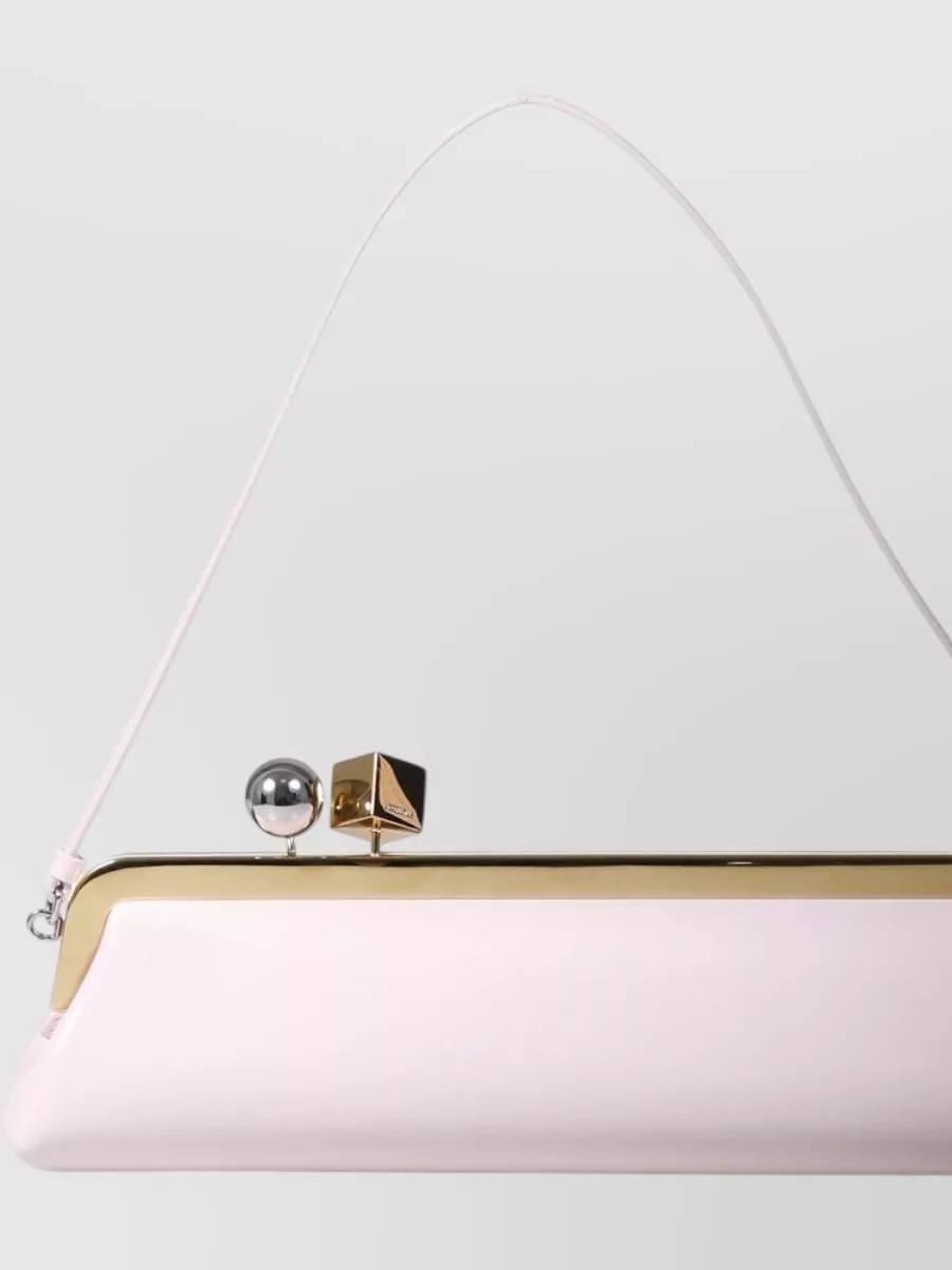 Jacquemus Salon Top Handle Structured Clutch Bag
