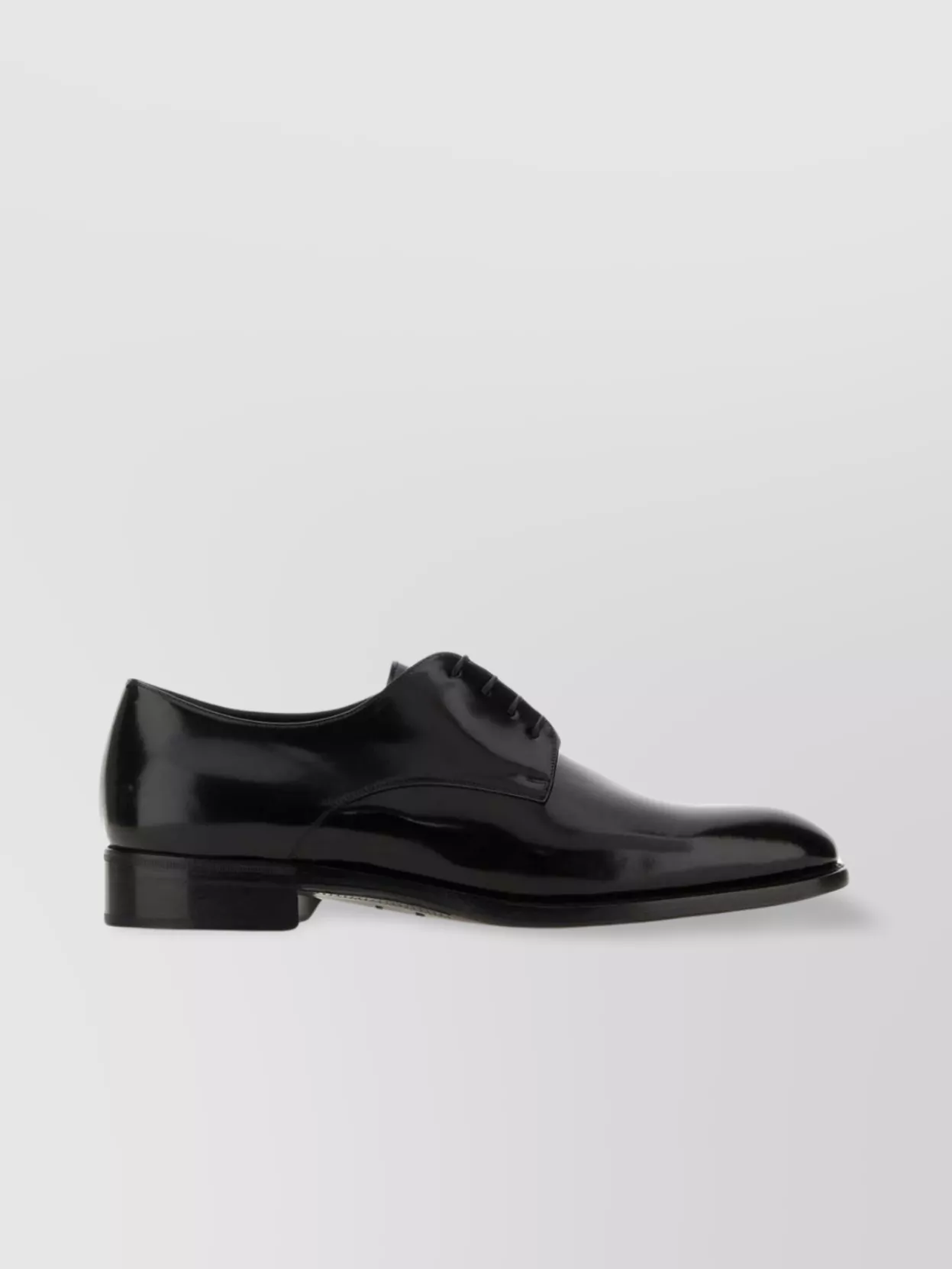 Shop Saint Laurent Pointed Toe Polished Loafers With A Sophisticated Finish In Black