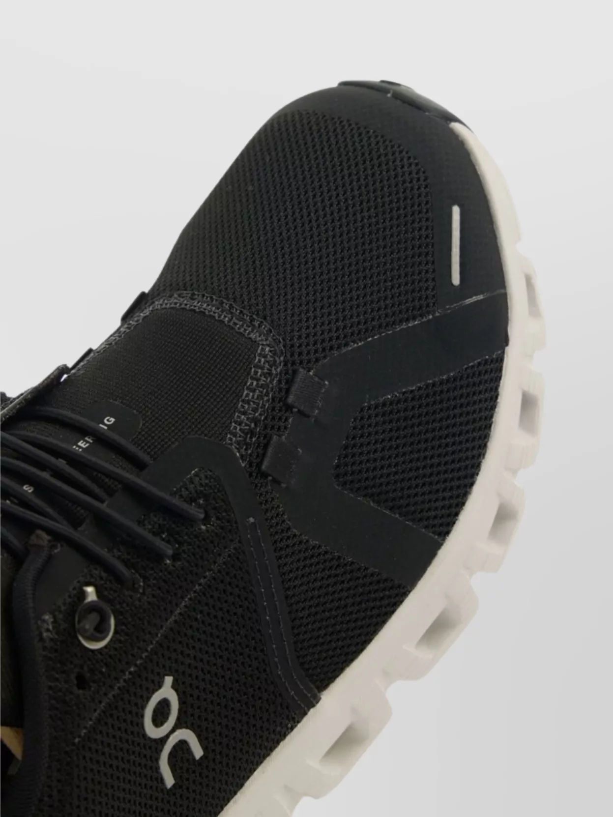 On Running Mesh Chunky Rubber Sole Sneakers