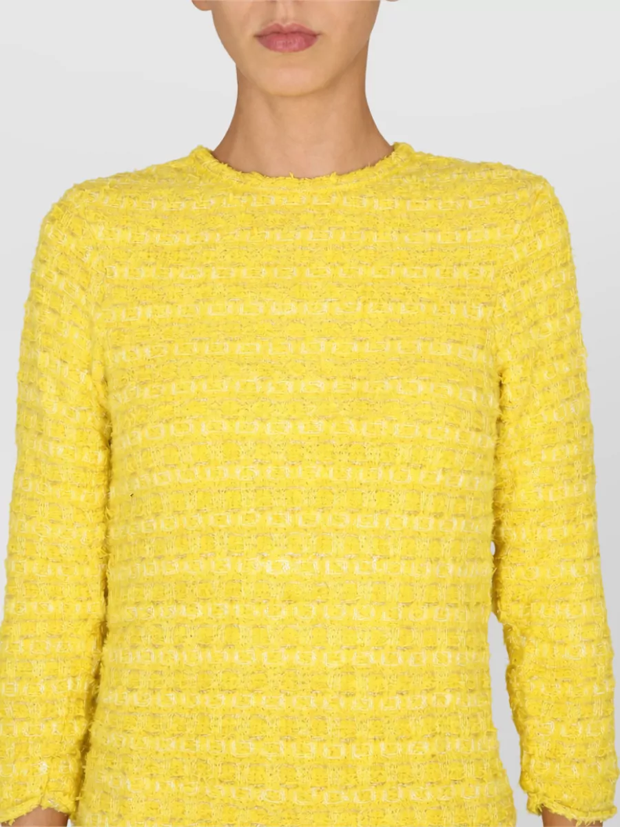 Balenciaga Fine-Knit Wool-Blend Midi Dress