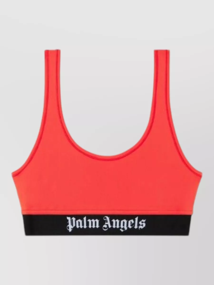 Palm Angels logo sport bra