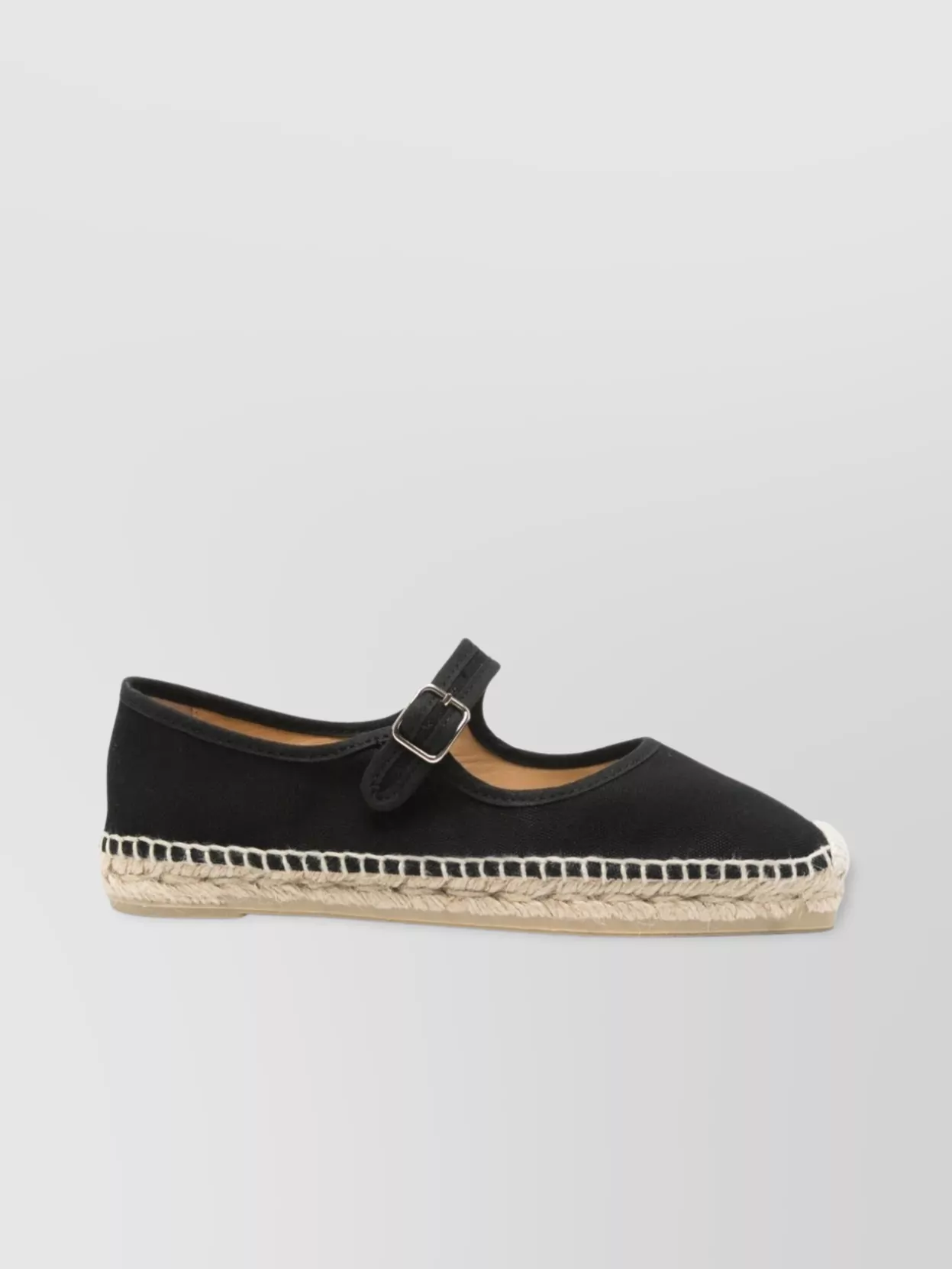 CASTAñER RAFFIA SOLE CANVAS ESPADRILLES