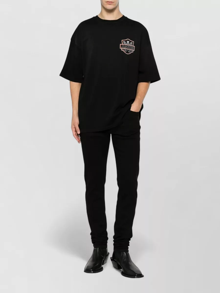 Amiri Crystal-Embellished Cotton T-Shirt