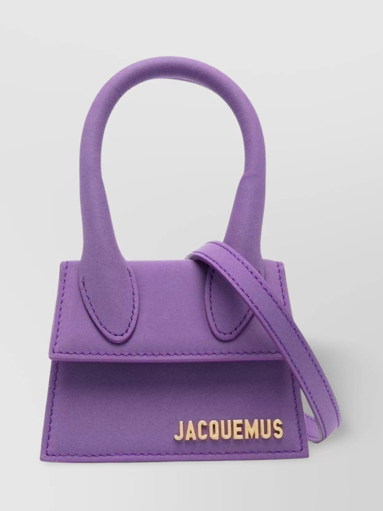 Jacquemus Logo Plaque Fold In Purple