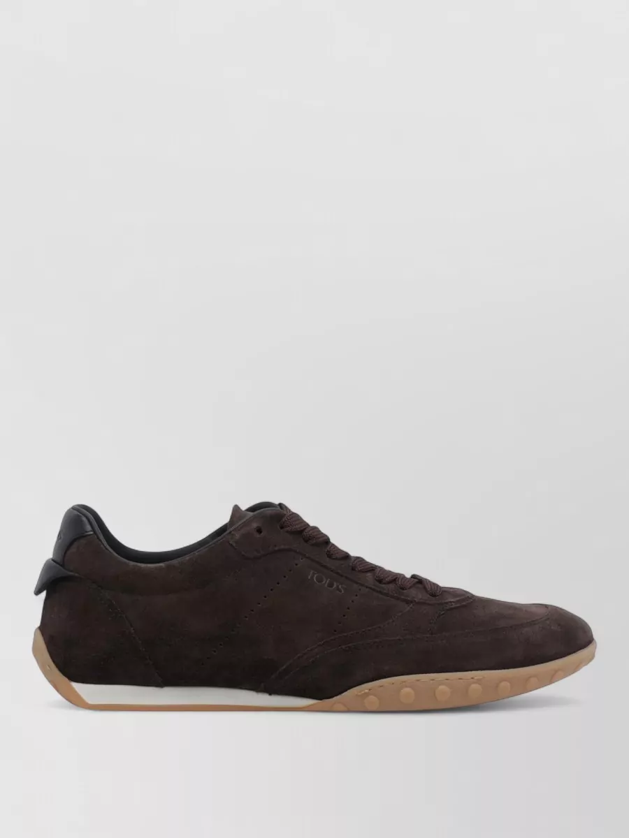 Tod's Suede Low-Top Sneakers