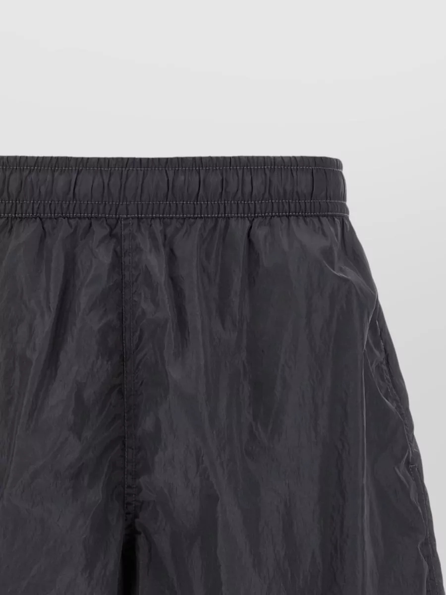 Stone Island Logo-Print Swim Shorts