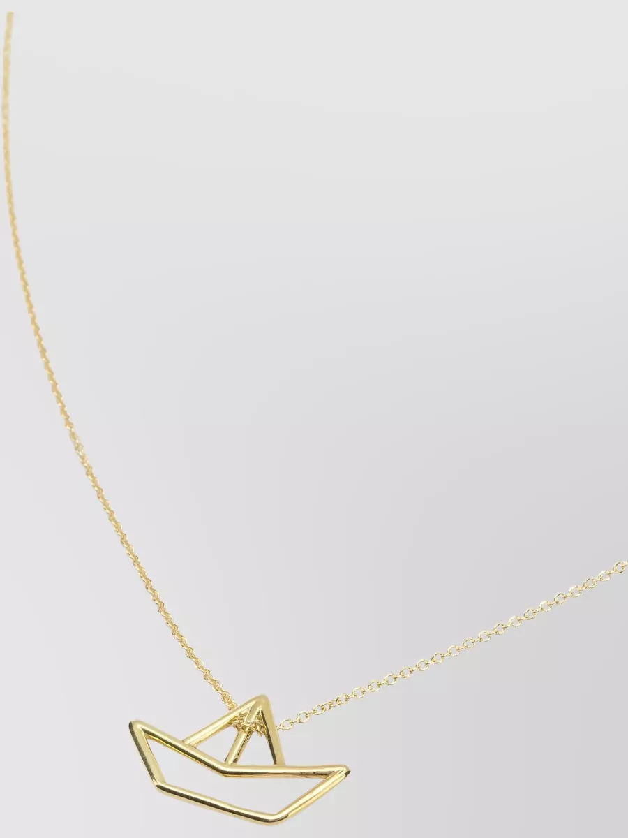 Aliita Brass Pendant Necklace