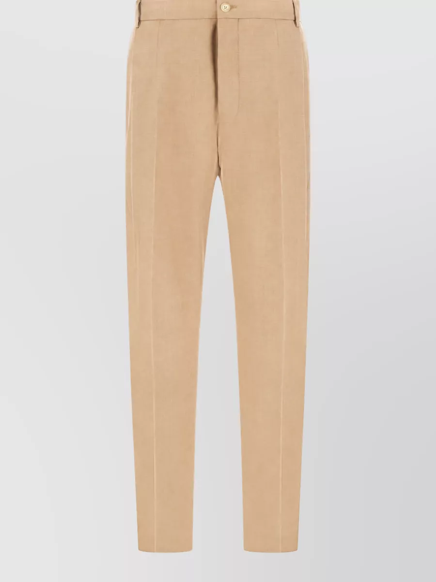 Laneus virgin wool tailored trousers