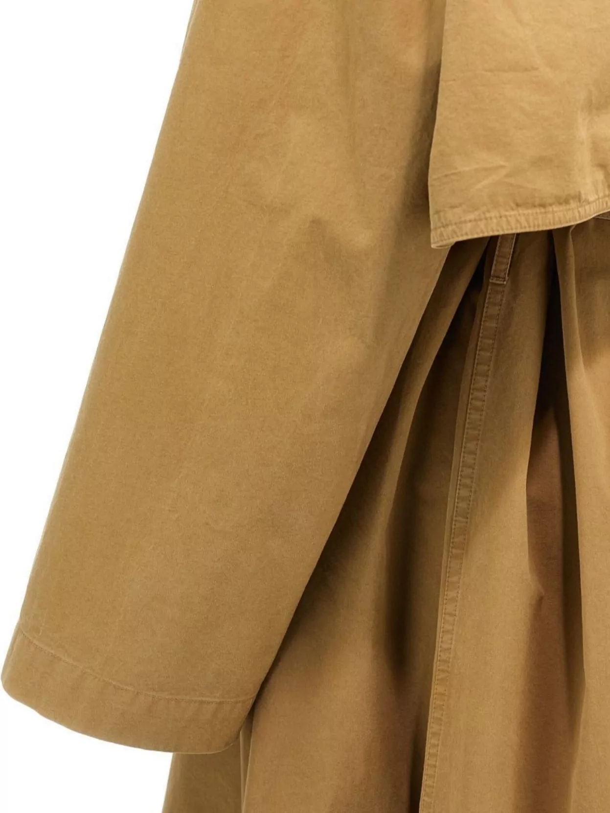 The Row Belted Long Trench Coat With Epaulettes And Storm Flap