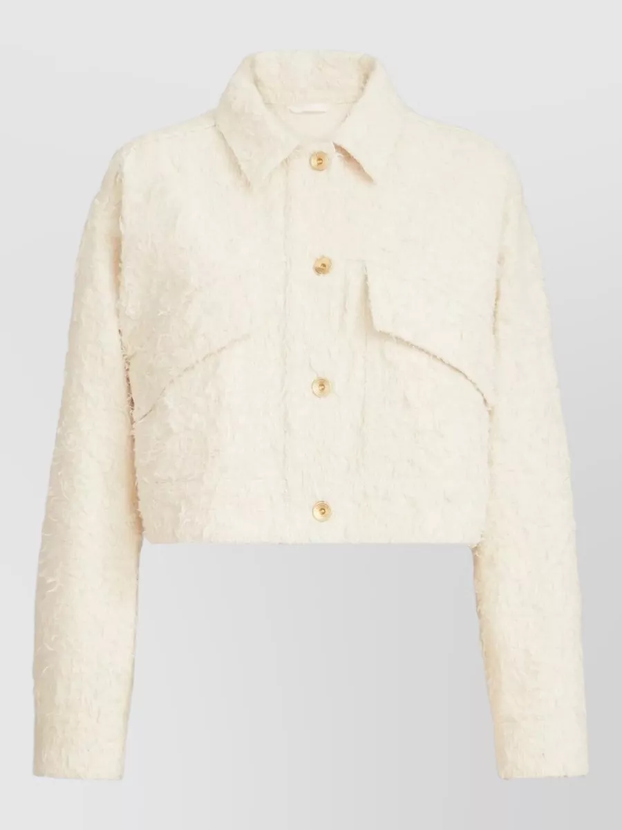 Brunello Cucinelli Denim cropped jacket