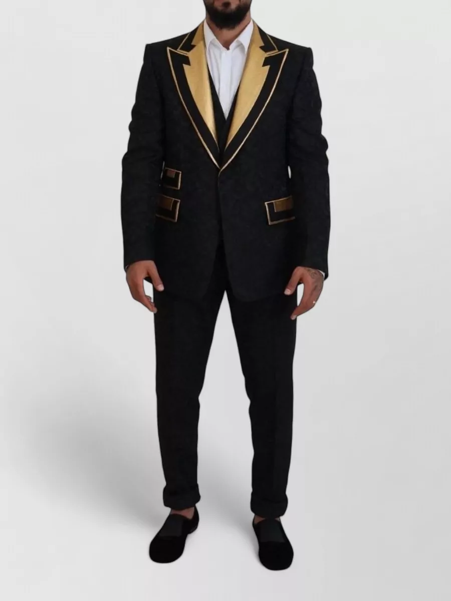 Dolce&Gabbana Silk slim-fit tuxedo suit