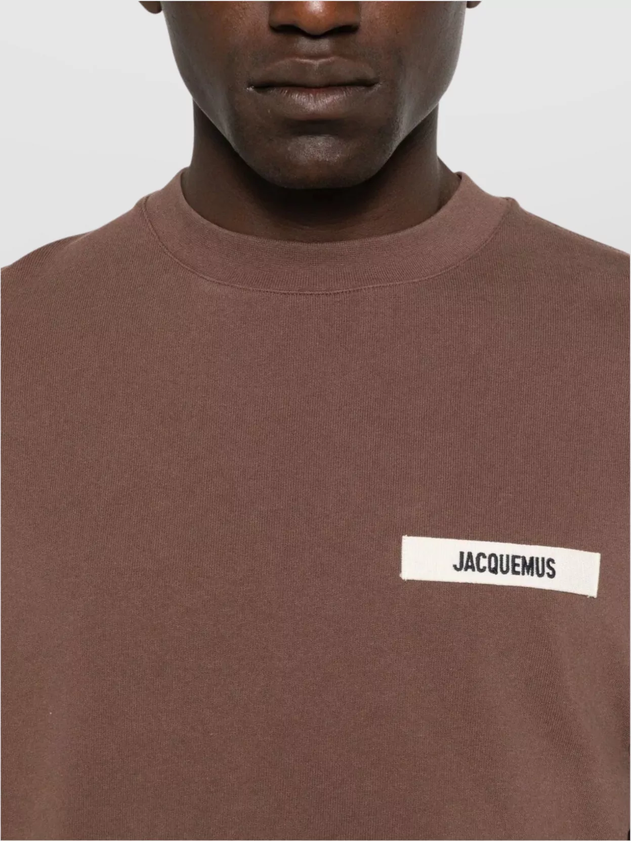 Jacquemus Gros Grain Ml Crew Neck Long-Sleeved Shirt