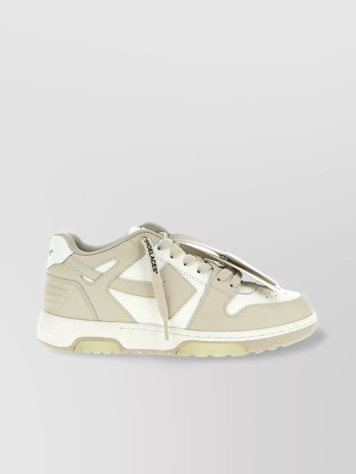 Off-White Leather Out Of Office Low-Top Sneakers