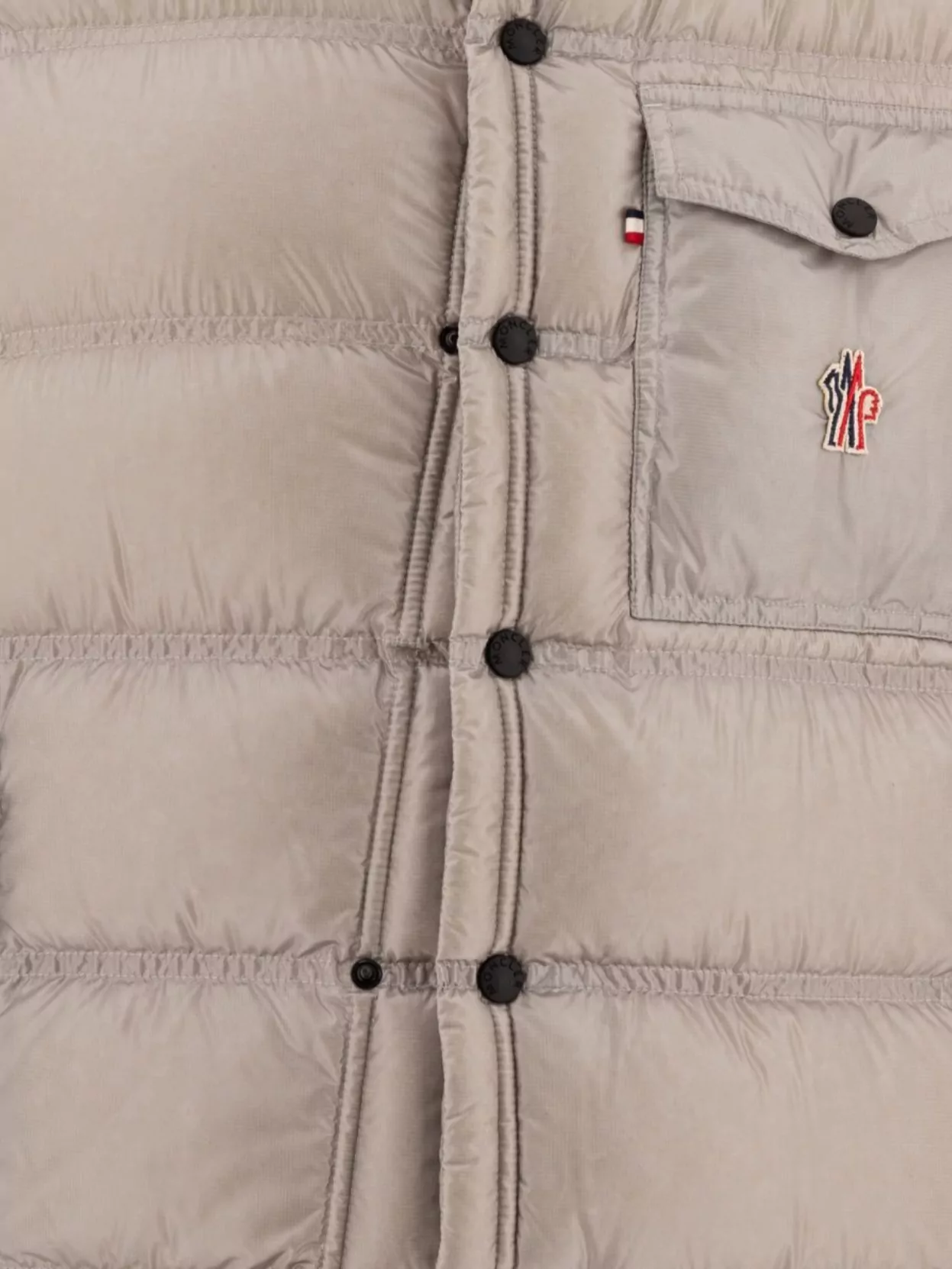 Moncler Grenoble Quilted High Neck Zip Chest Jackets