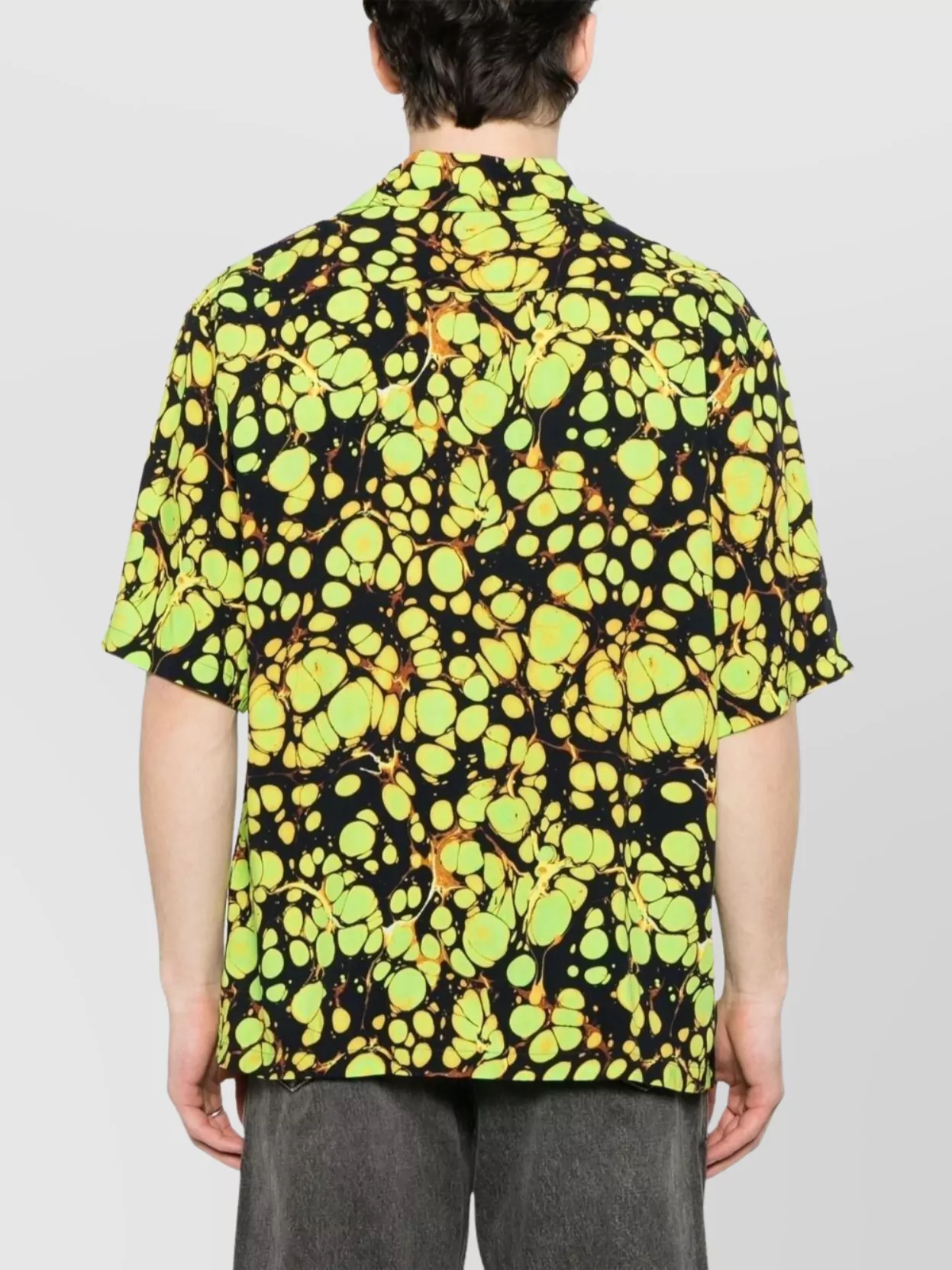 Martine Rose Bold Print Camp Collar Shirt