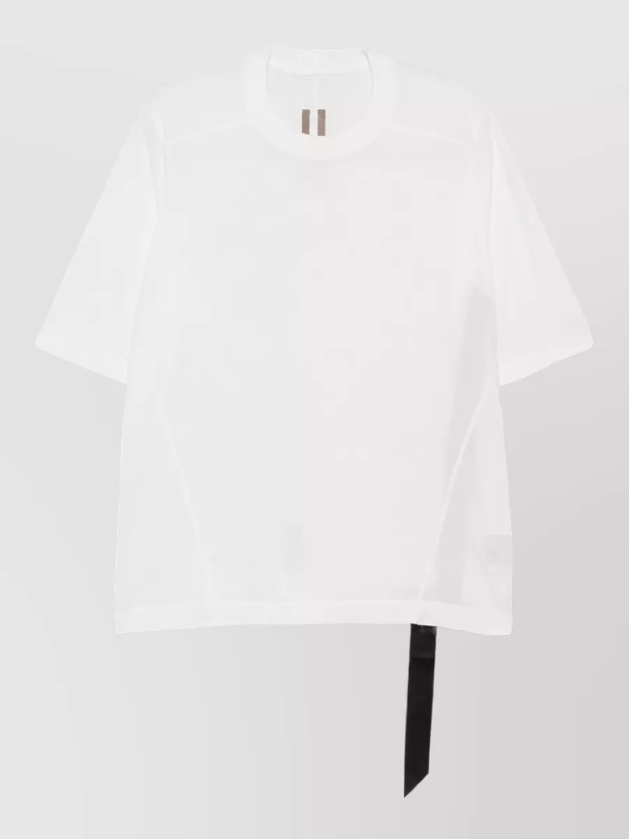Rick Owens Drkshdw Ribbed cotton short-sleeve t-shirt