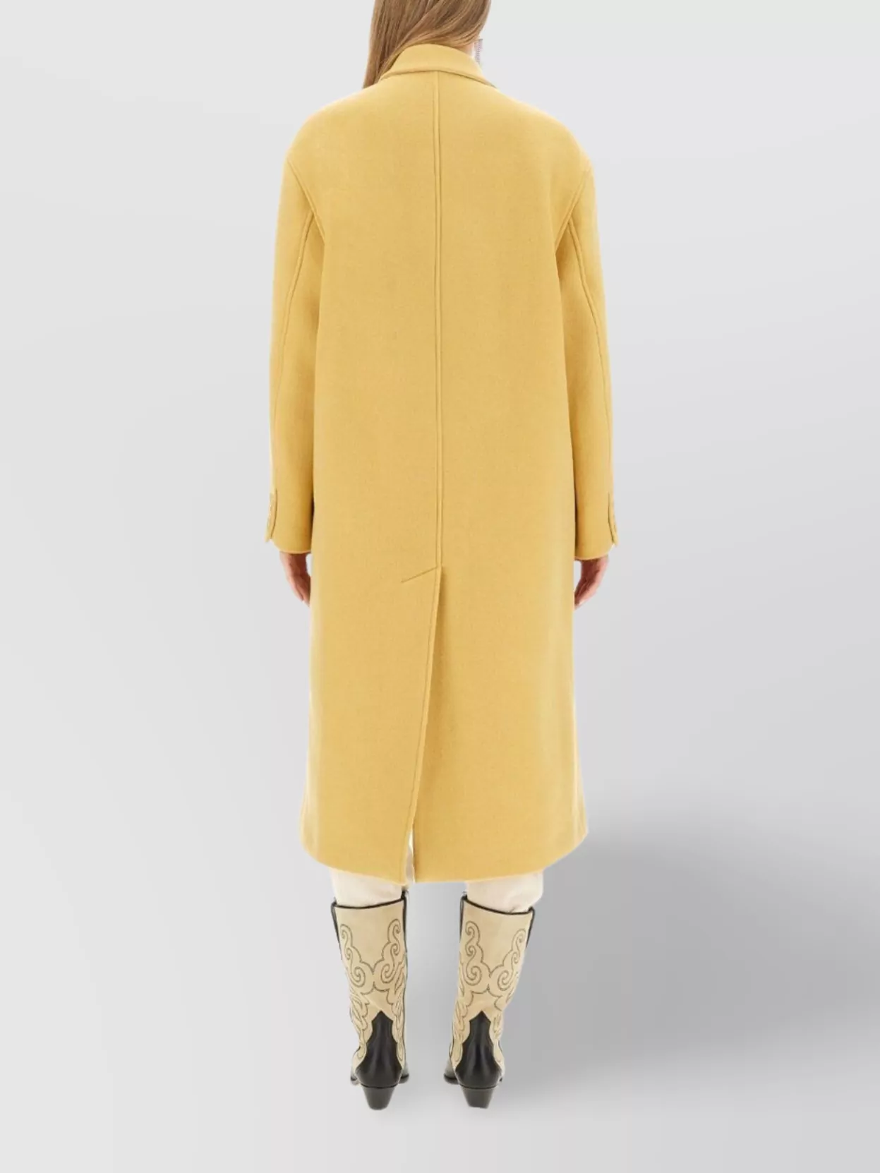 Isabel Marant Theodore Coat Double-Breasted Notched Lapels