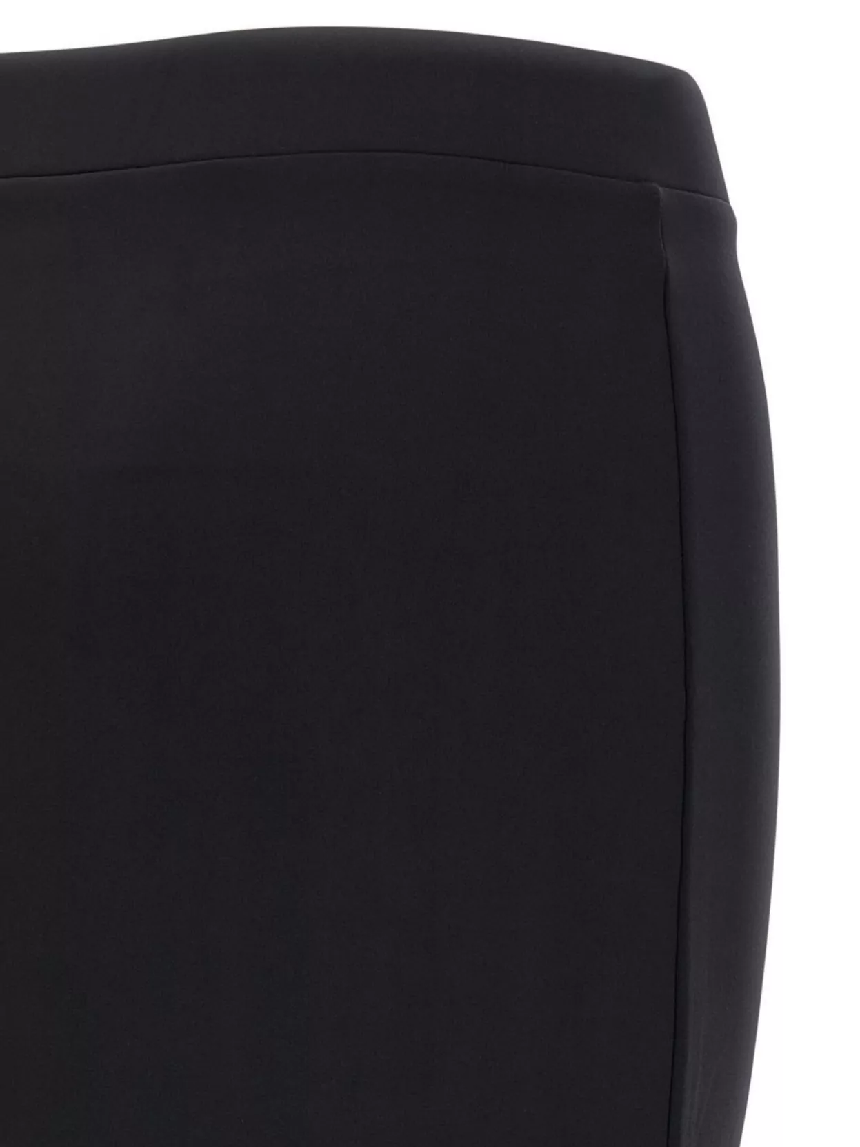 Off-white Fitted Midi Skirt In Stretch Technical Fabric With Front Logo Detail In Black
