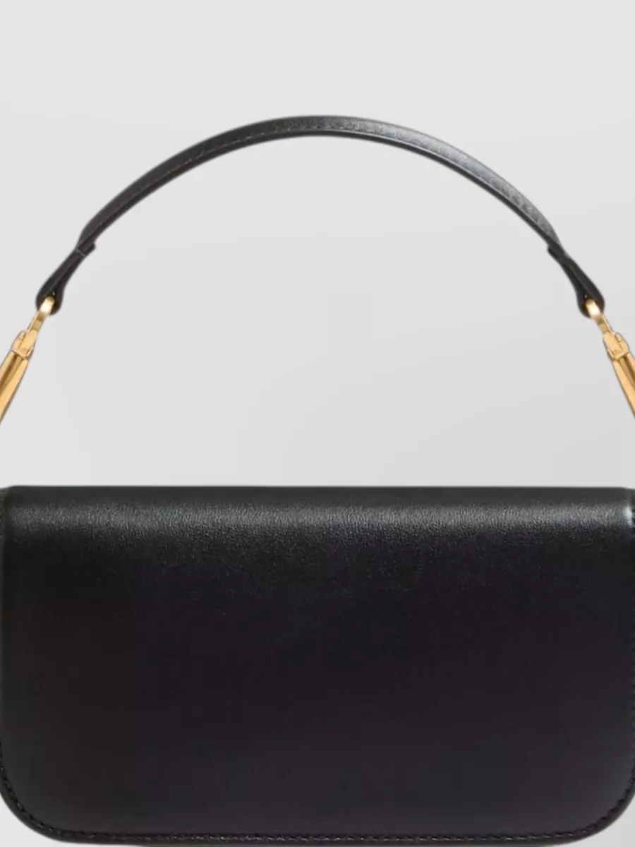 Valentino Garavani Locò Small Leather Clutch Bag