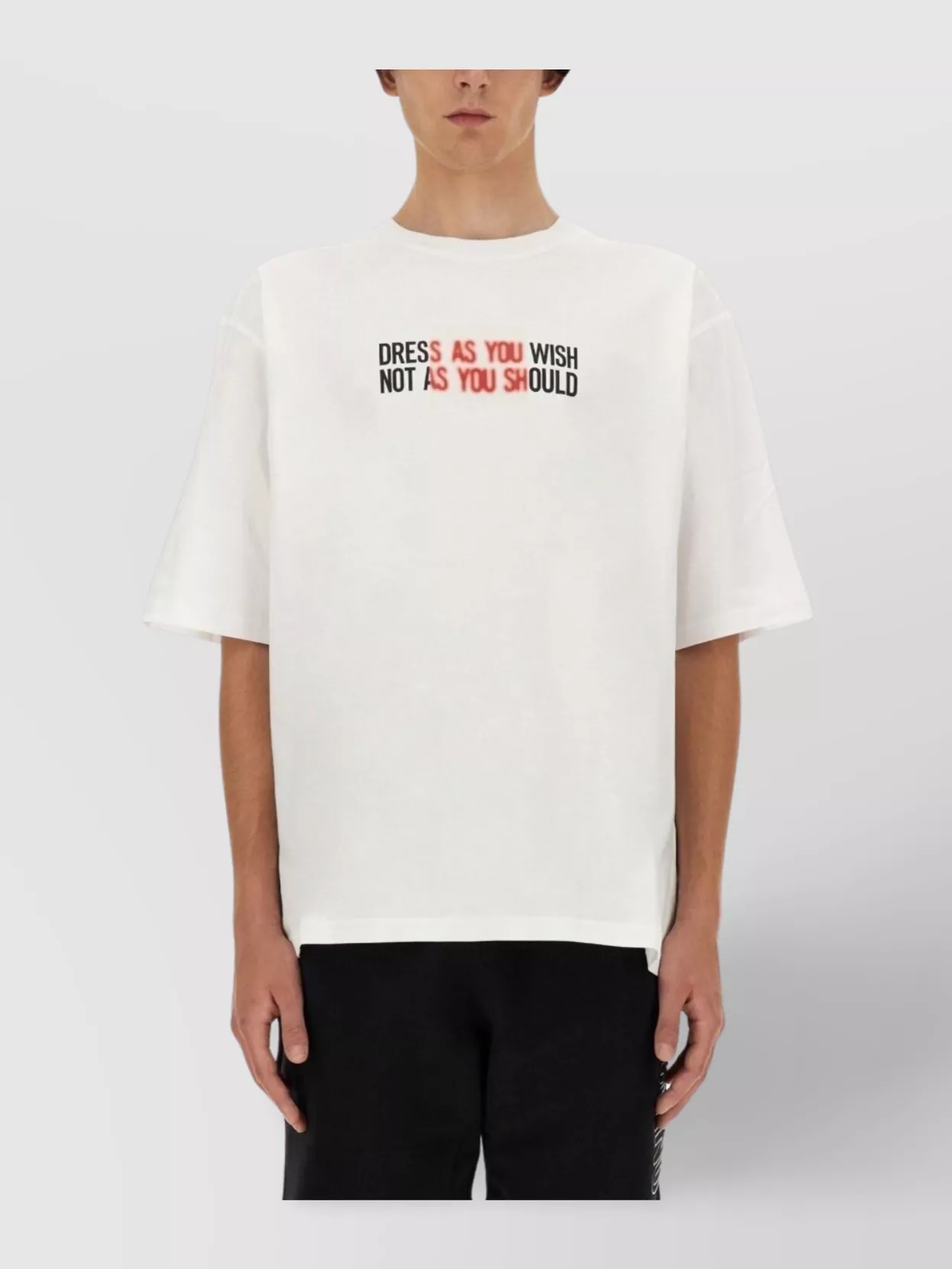 Moschino Logo Graphic Crew Neck T-Shirt