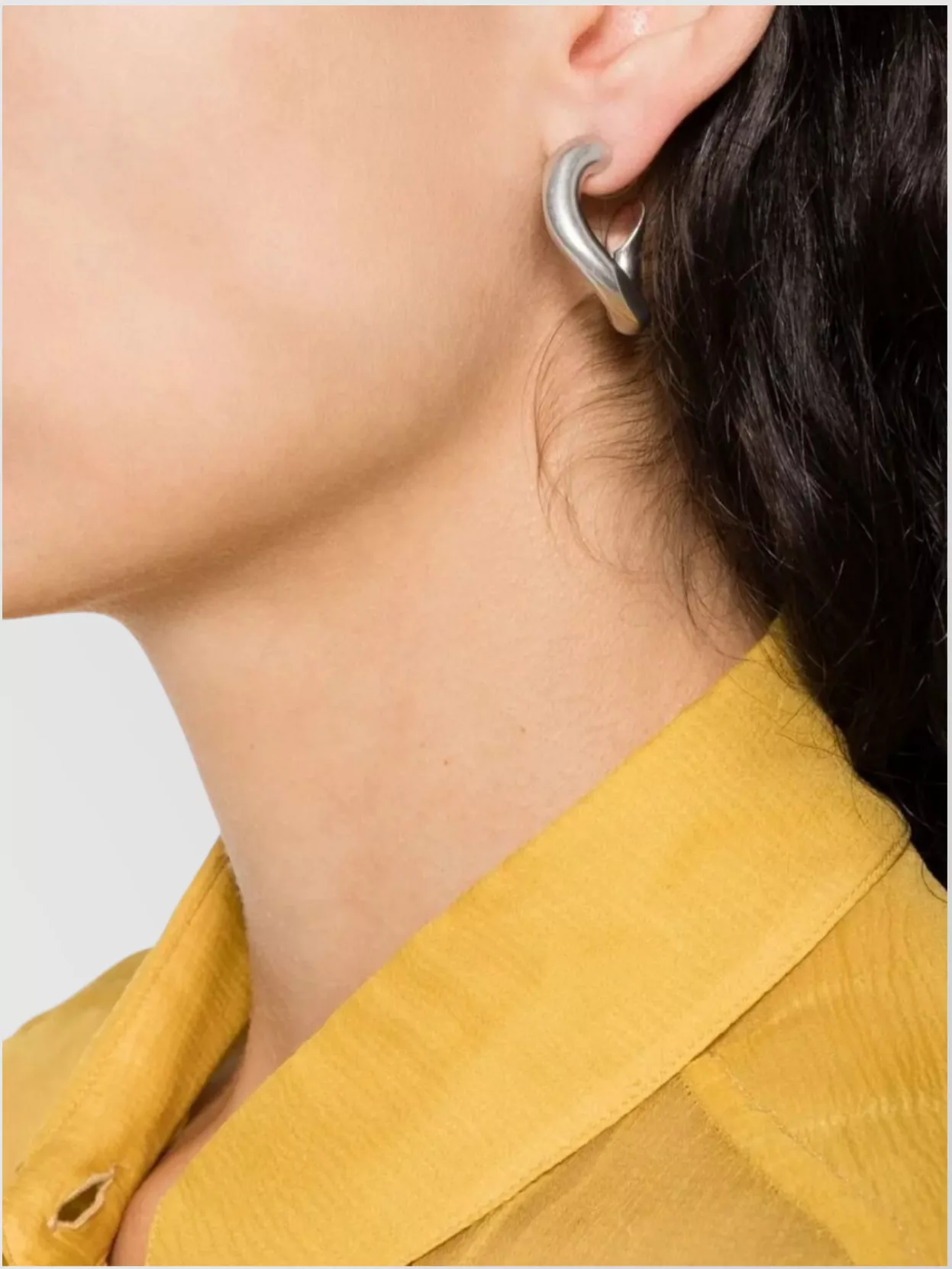Isabel Marant Curved Hoops With Polished Finish Earrings