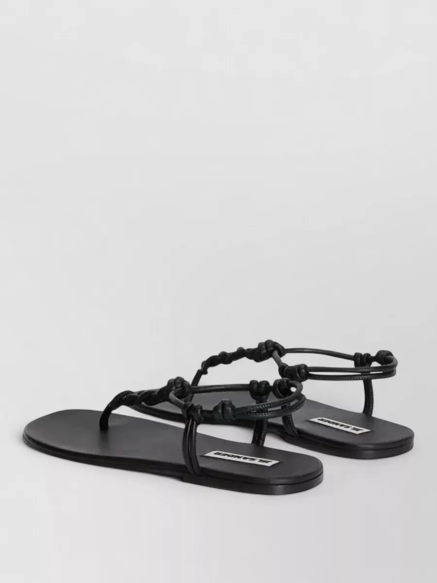Jil Sander leather sandals