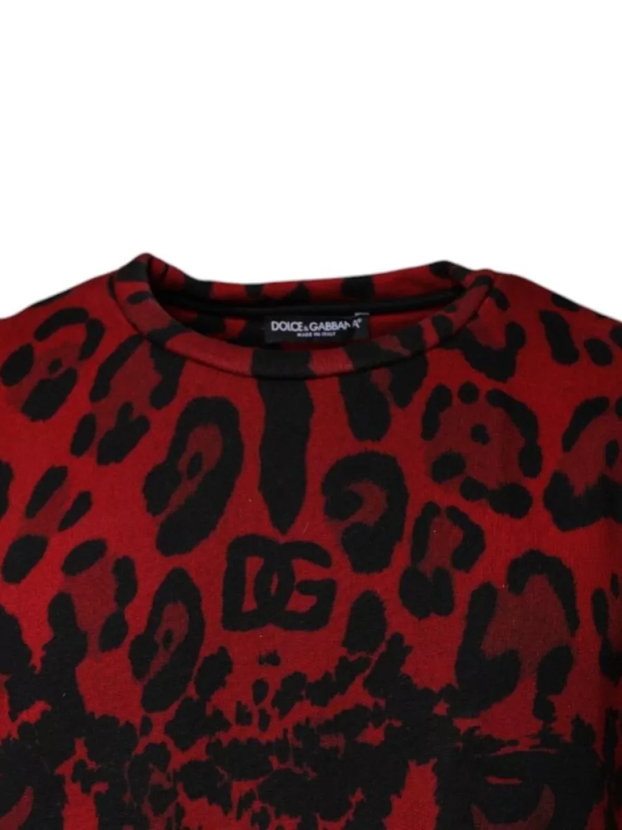 Dolce&Gabbana Cotton Leopard-Print Sleeveless T-Shirt