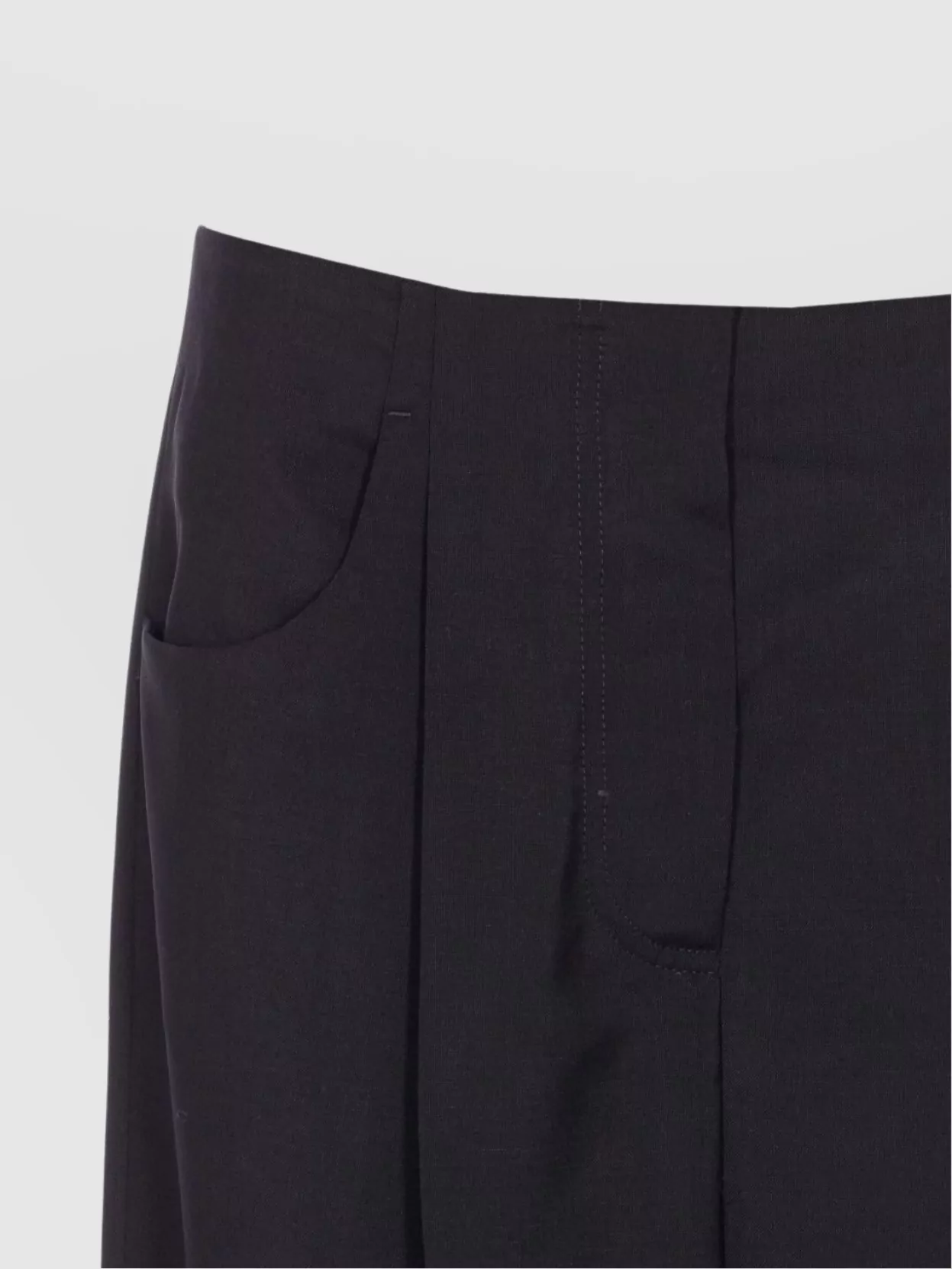 Fendi Wide-Leg Trousers With Front Pleats And Pockets