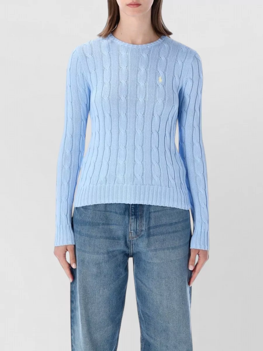 Polo Ralph Lauren Cotton cable-knit slim-fit sweater