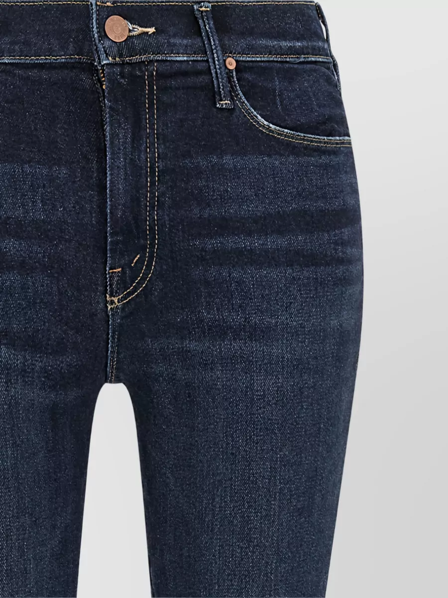 Mother denim mid-rise flared jeans