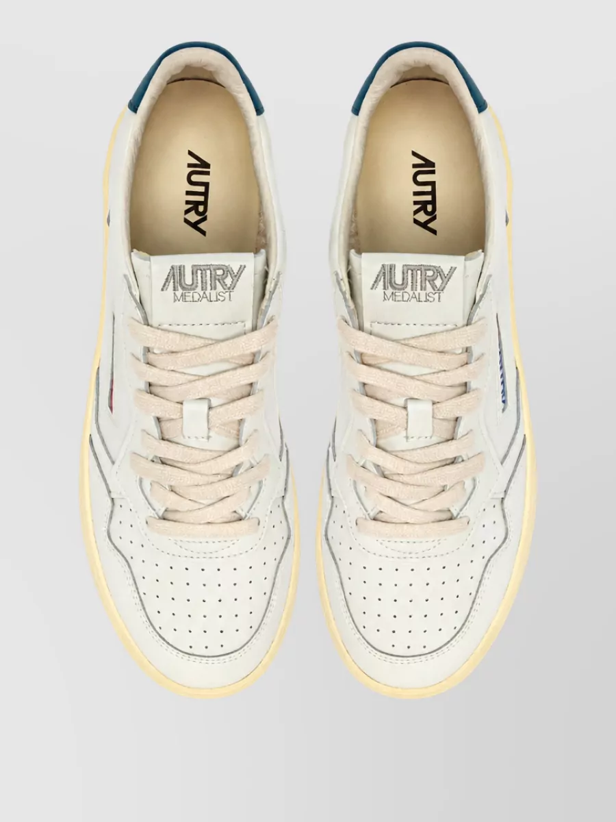 Autry Leather Lace-Up Sneakers