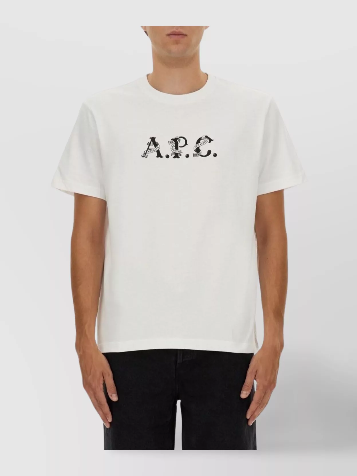 A.p.c. Regular Fit Short Sleeve Crew Neck T-Shirt