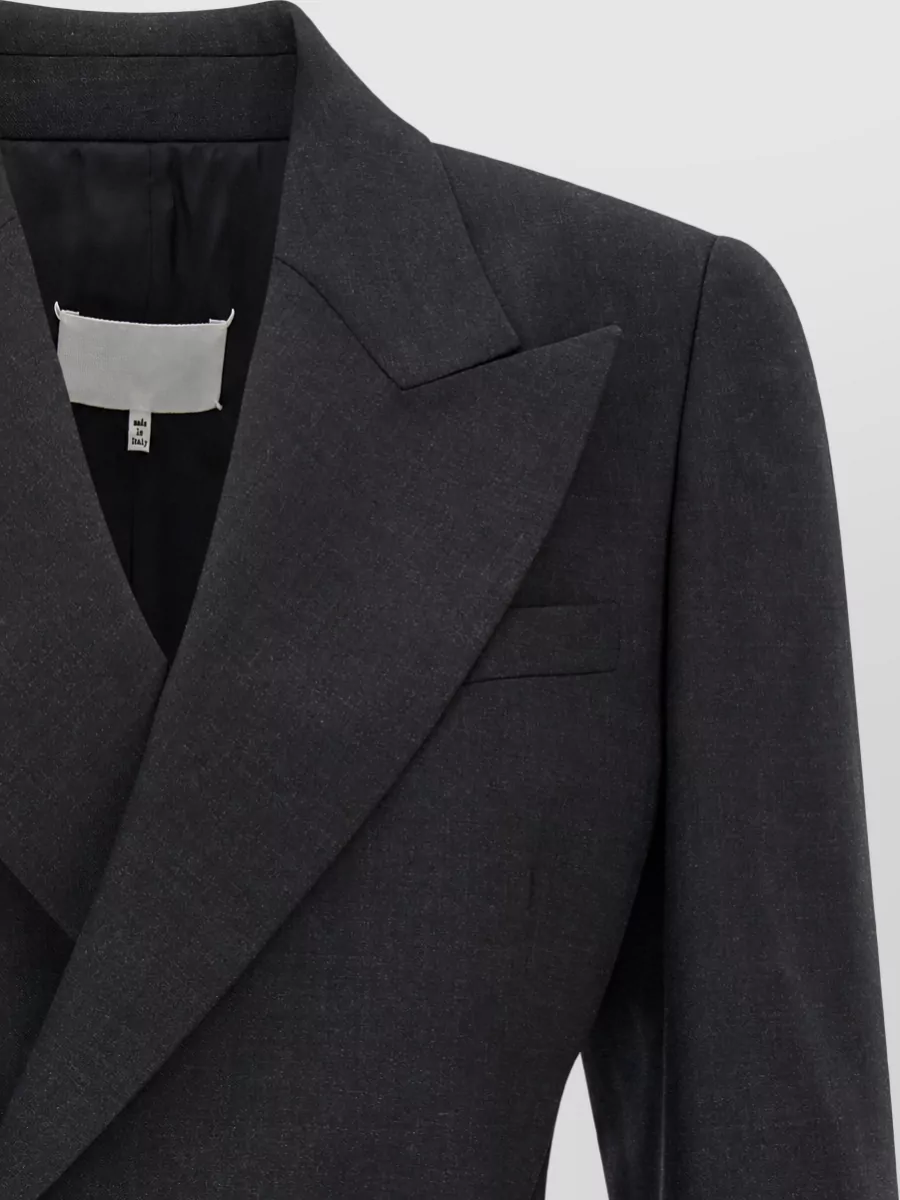 Maison Margiela Wool Belted Wrap Blazer